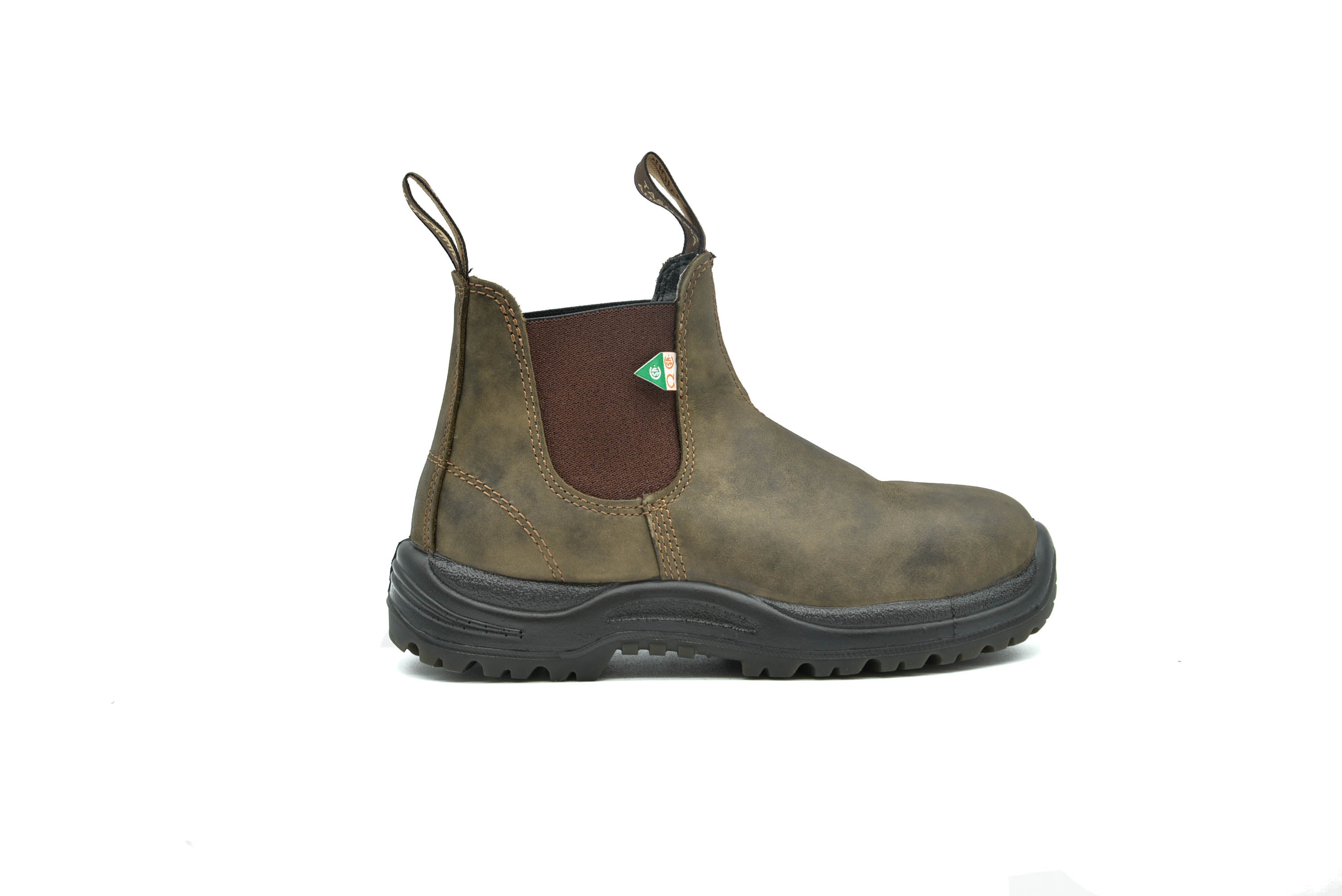 Blundstone Safety 180 Work &amp; Safety in New Waxy Rustic Brown